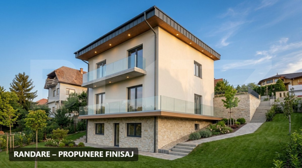 Blitz – Casă nouă semifinisată de vânzare Baciu, 5 cam