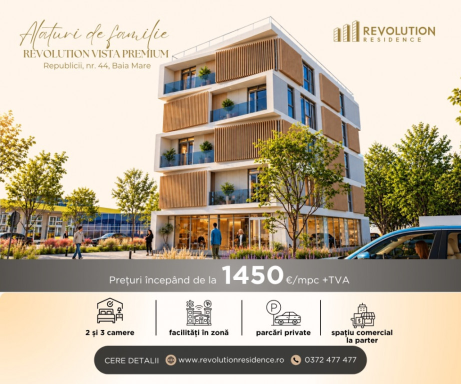 NEW! COMISION 0% - Apartamente cu 2 si 3 camere - Bdul Republicii 44