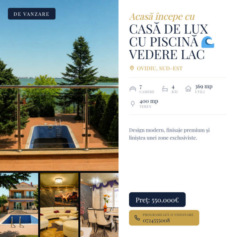 Casa P+1 situata in Zona Vile Ovidiu