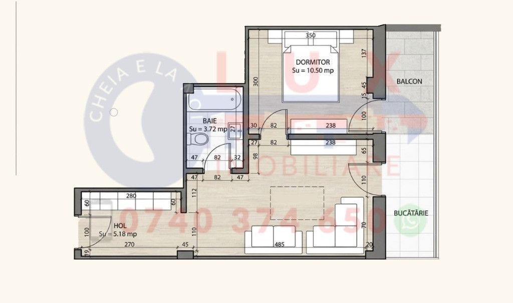 ID 20008 Apartament 2 camere | BLOC NOU