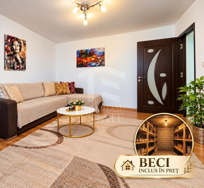SACELE - Precizia | 2 camere 52 mp utili + BECI 50mp | 2 parcari