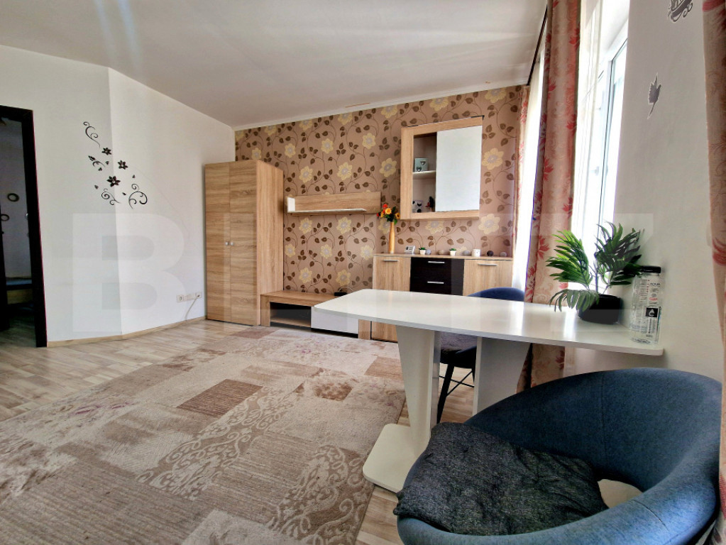 Apartament 2 camere, 46 mp, mobilat și utilat, parcare, zon