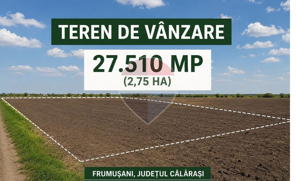 Teren de vânzare Frumusani Postavari Călărași