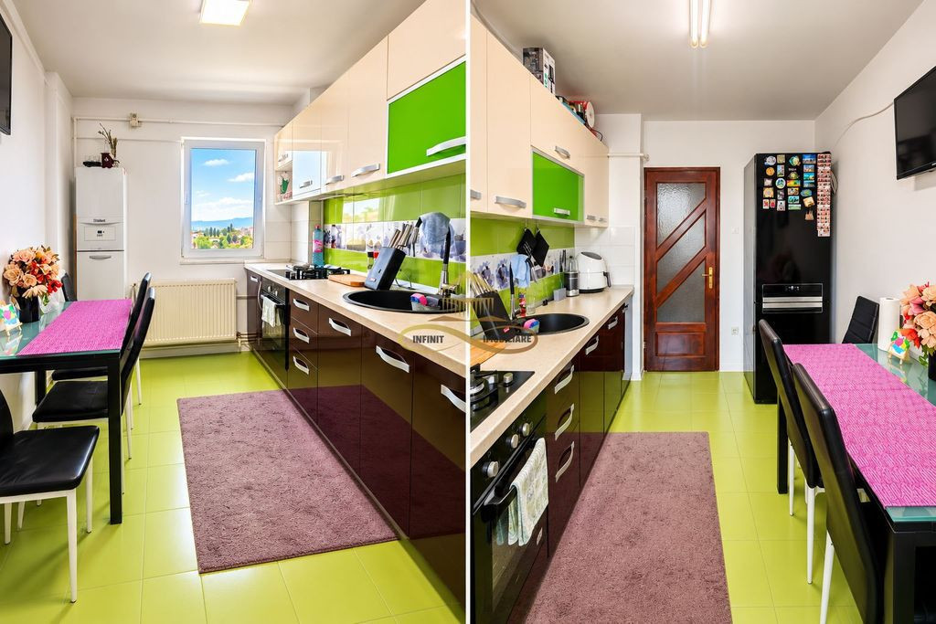 Vând apartament cu 3 camere decomandate in centrul orașului Bacau