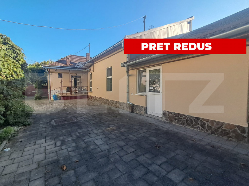 Casă și clădire fostă brutărie cu garaj, teren 403 mp Z