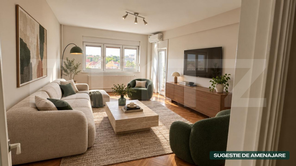 Apartament 2 camere, 53 mp, zona Elisabetin