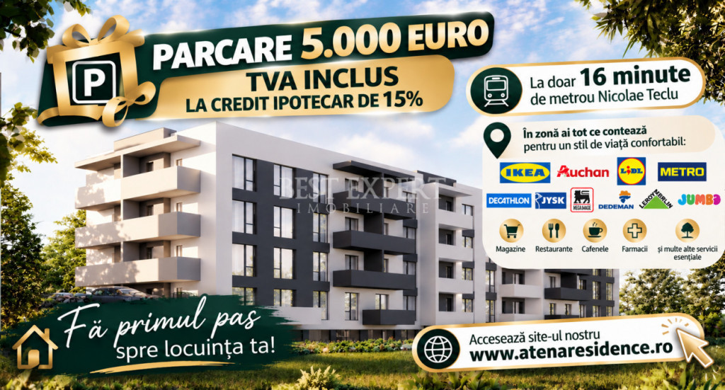3 Camere | Bloc Boutique | Pallady | Parcare Acoperită incl