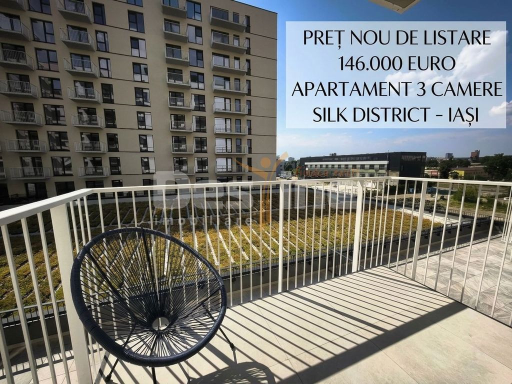 Apartament 3C 58 mp etaj intermediar + parcare Silk Distrikt