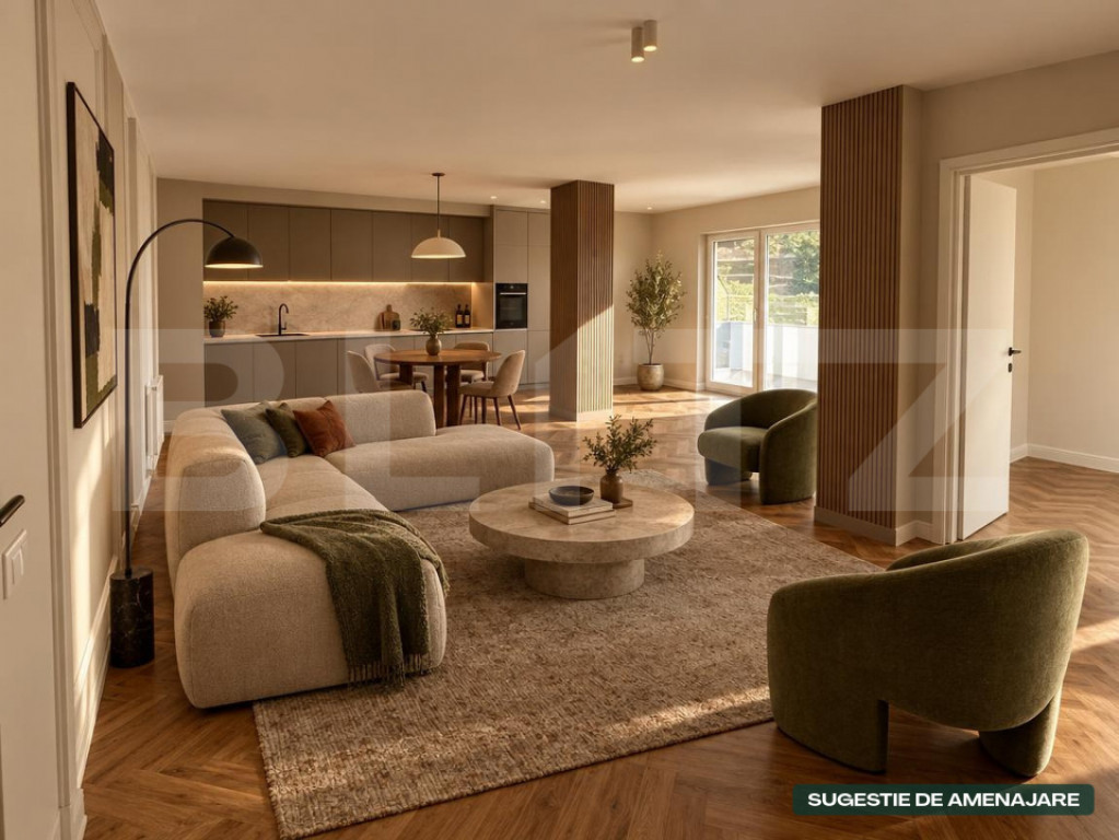 Comision 0! Apartament 2 camere 56mp, FINISAT, TVA inclus!