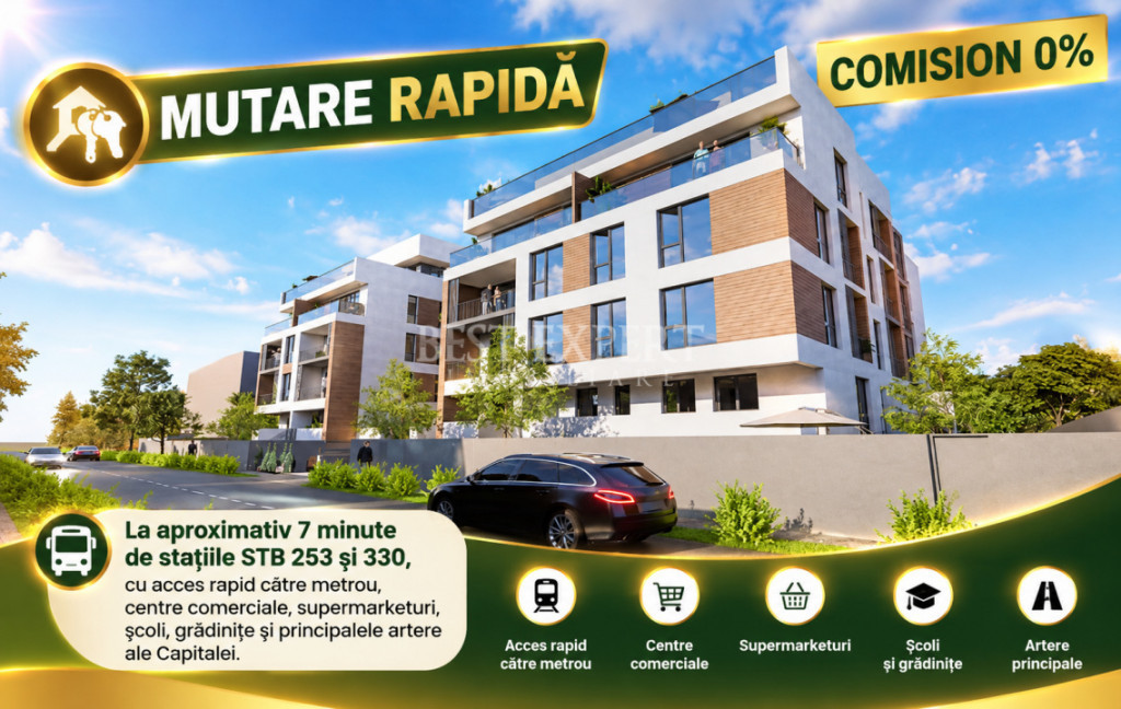 3 Camere | Terasă Generoasă | Direct Dezvoltator | Ideal F
