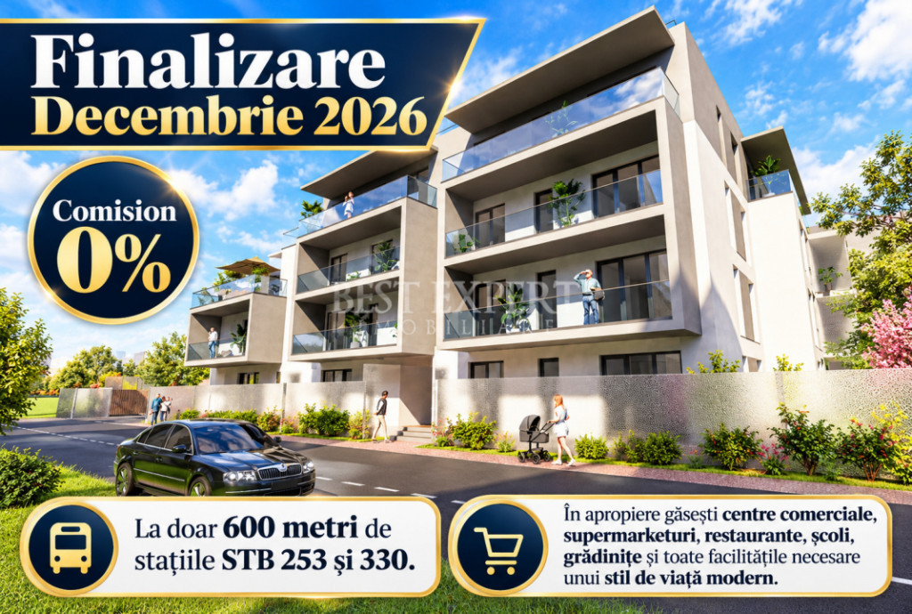 3 Camere | Direct Dezvoltator | Terasa generoasa | Ideal pen