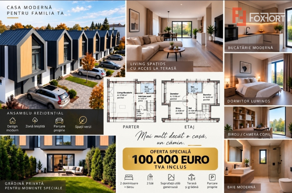 Casa 4 camere de vanzare| pret de apartament| 115 mp constru