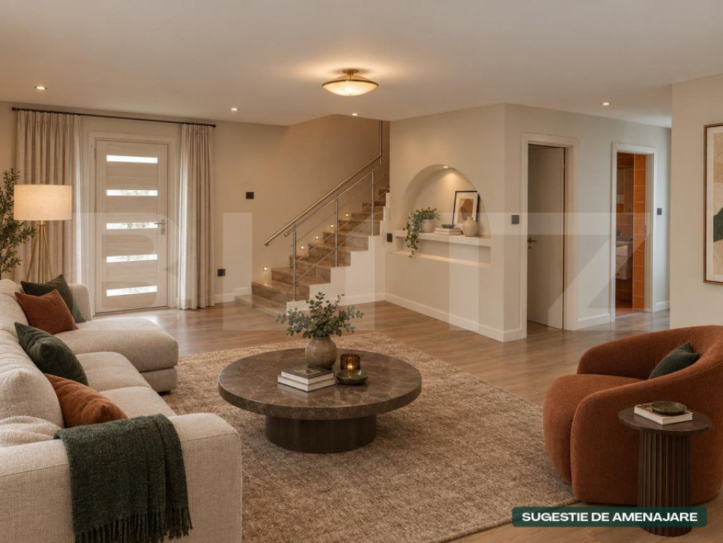 Casa 4 camere, 125 mp, 731 mp, Letcani-Bogonos