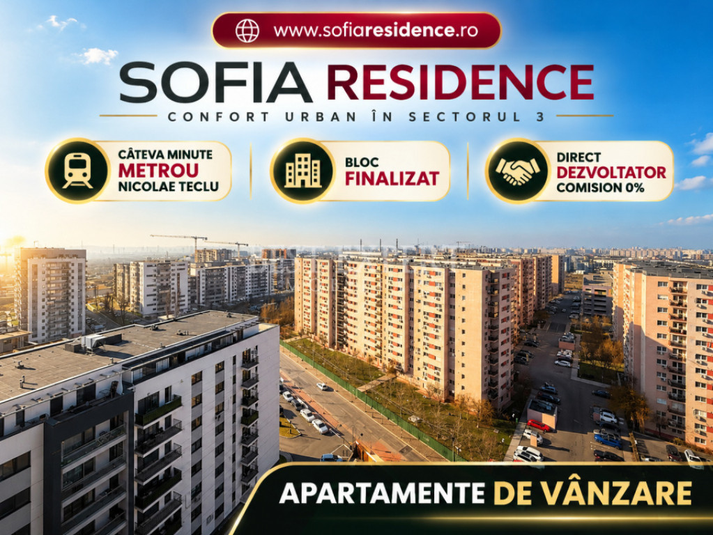 2 Camere | Decomandat | Acces rapid metrou Nicolae Teclu | F