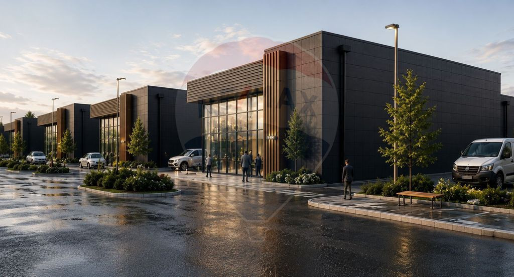 Proiect comercial mixt în Gilău – spații pentru retail și servicii
