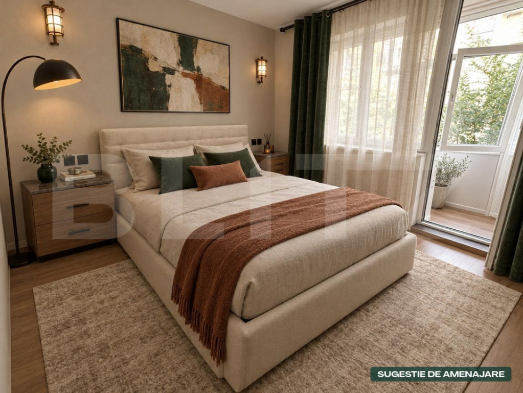 Apartament 2 camere, decomandat, 49mp, zona Pacurari