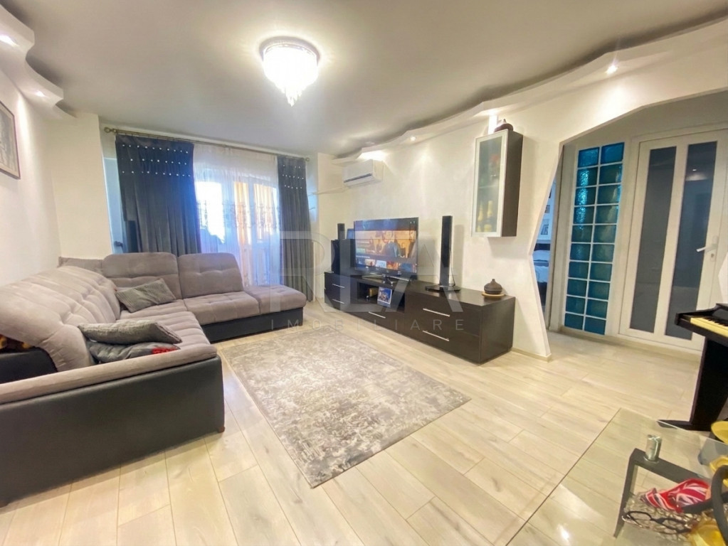 3 camere- Bloc 1998- Renovat-70mp-Calea 13 septembrie