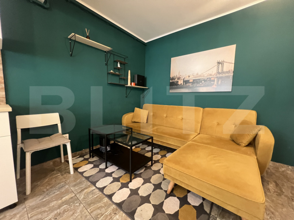 Apartament o camera, 40 mp, zona Stejarului
