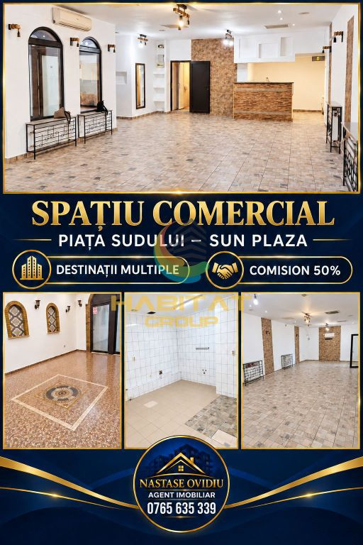 Spațiu comercial cu destinații multiple | Piața Sudului – Sun Plaza!