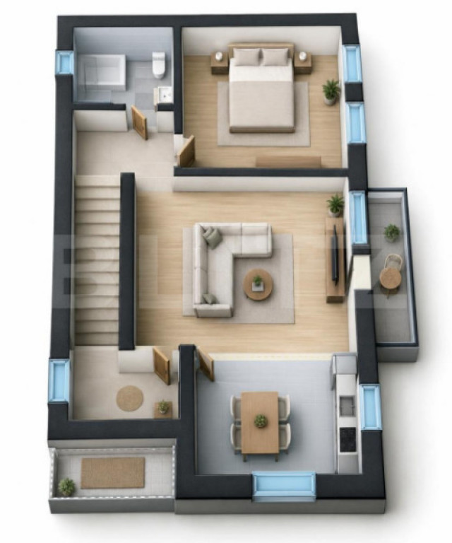 Apartament 4 camere, 100 mp, zona Est