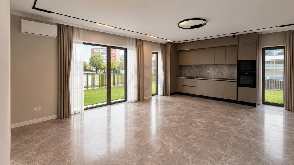 Apartament prima închiriere, 2 camere decomandat, parter, Green Lake Baneasa