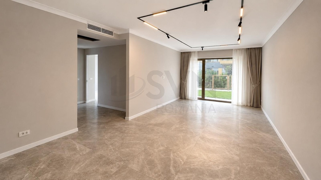 Apartament 3 camere Green Lake Baneasa la parter +terasa