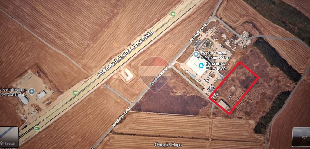 Teren intravilan 15.107mp | Include hală P+1| Utilitati | Glina