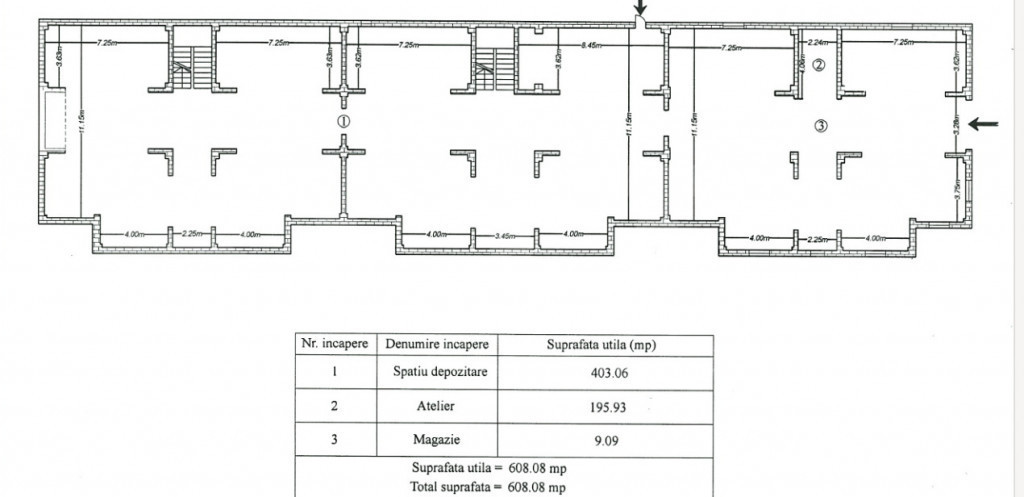 Spatiu comercial de inchirat, 600 mp, zona Vișoianu