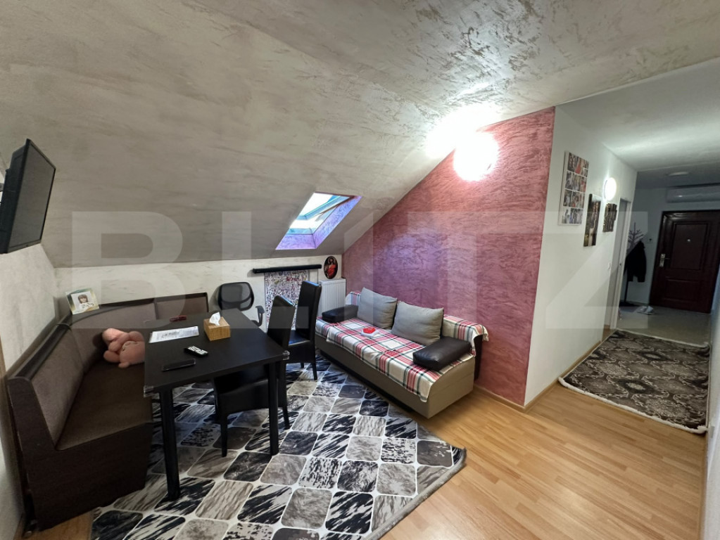 Apartament 2 camere, 64 mp utili, decomandat, centrala termi