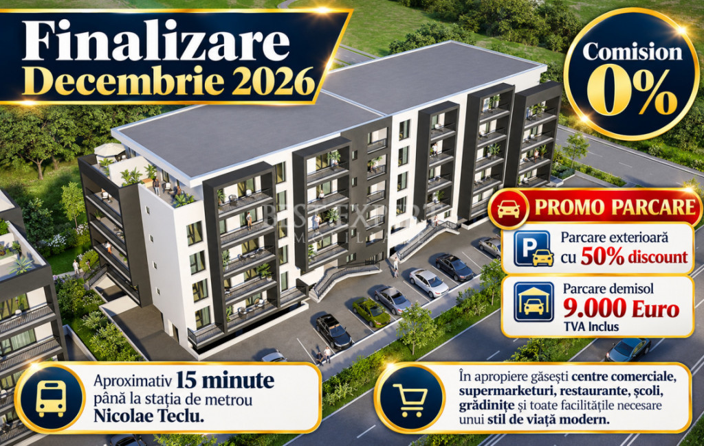 ⭐ 2 Camere cu Grădină 104 mp | Direct Dezvoltator | Muta