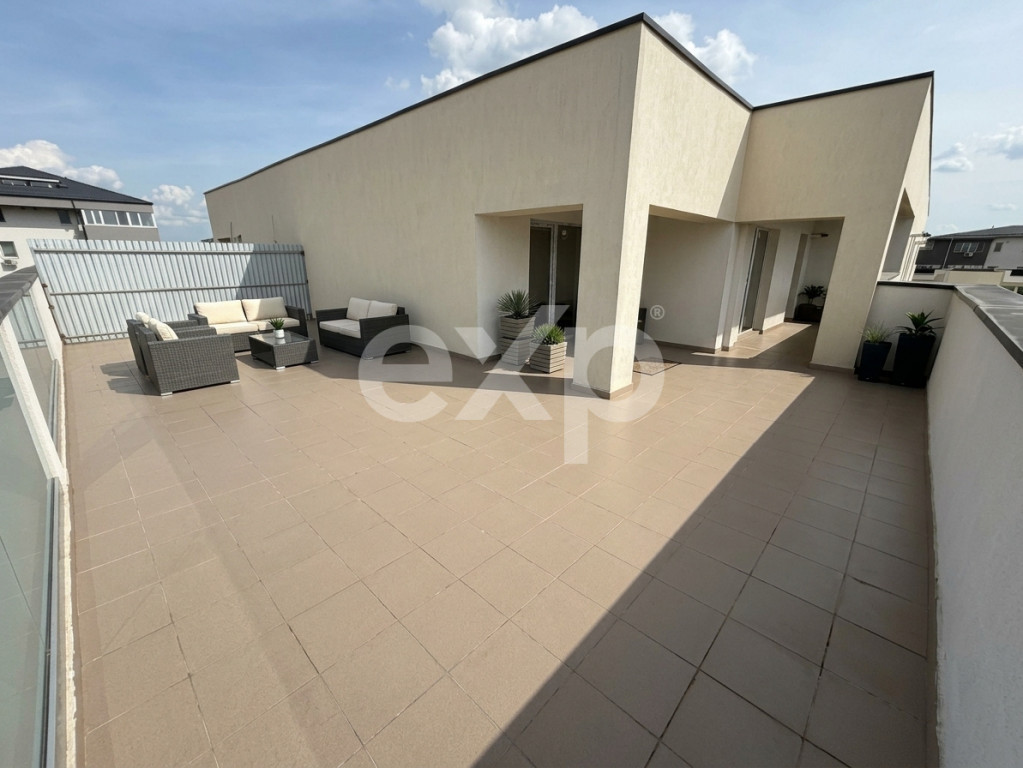 Parcul Teilor 2 camere + 73 mp terasa 130 mp totali parcare