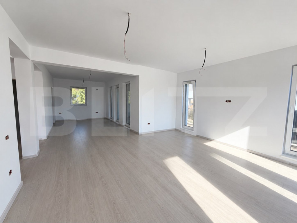 Duplex modern | 120 mp utili | 3 dormitoare | 3 băi | Teren