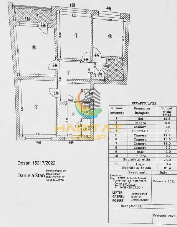 Apartament 4 Camere Sector 4 Drumul Gazarului 81Mp
