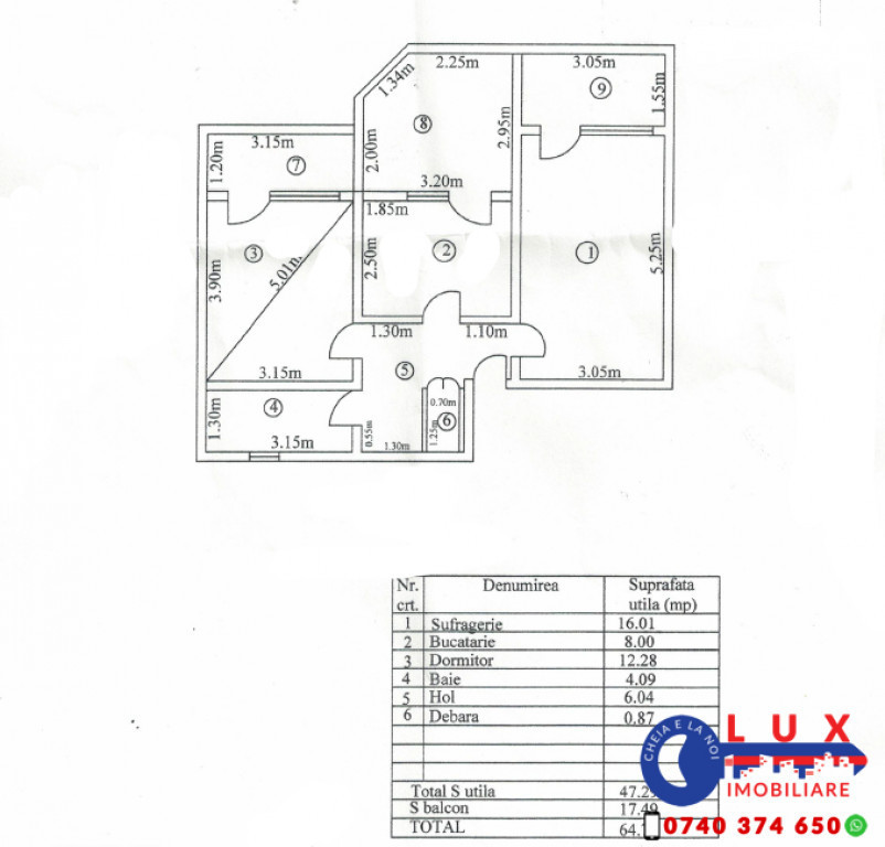 ID 20064 | APARTAMENT 2 CAMERE - STR. 1848
