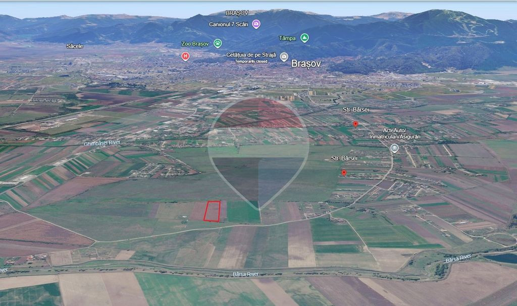 Teren intravilan Brasov, cartier Stupini, Strada Barsei, 17250 mp