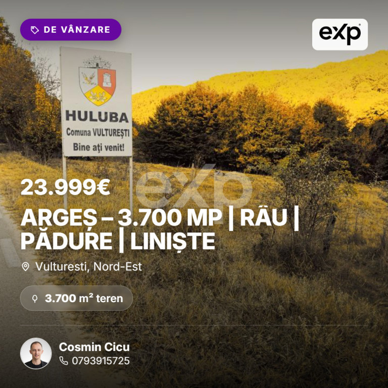 TERENUL PE CARE NU-L CAUȚI… DAR CÂND ÎL VEZI, ÎL VREI!