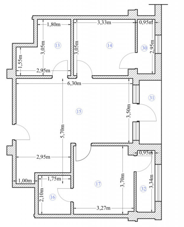 Apartament 3 camere, 71 mp utili Preajba - 0% comision la cu