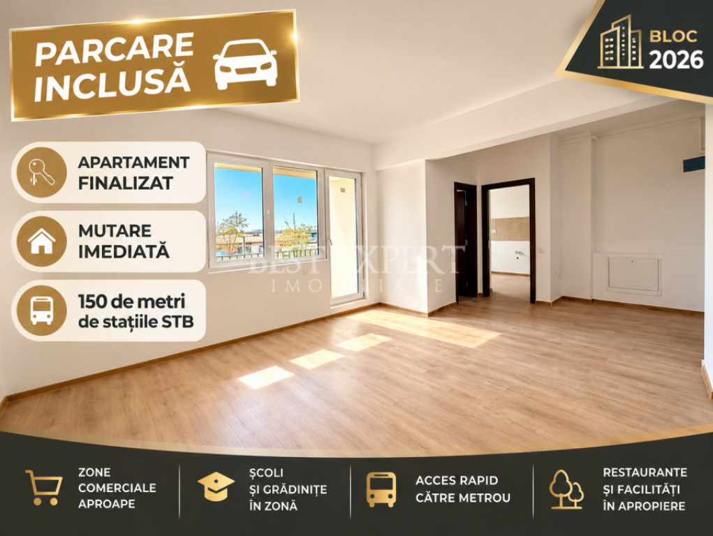 ???? Garsonieră Premium | Parcare Inclusă | Bloc Nou 2026
