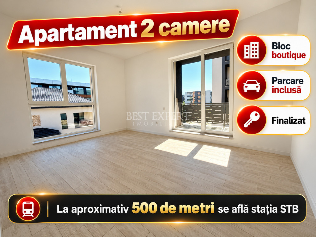 ???? 2 Camere Premium | Parcare Inclusă | Încălzire în P