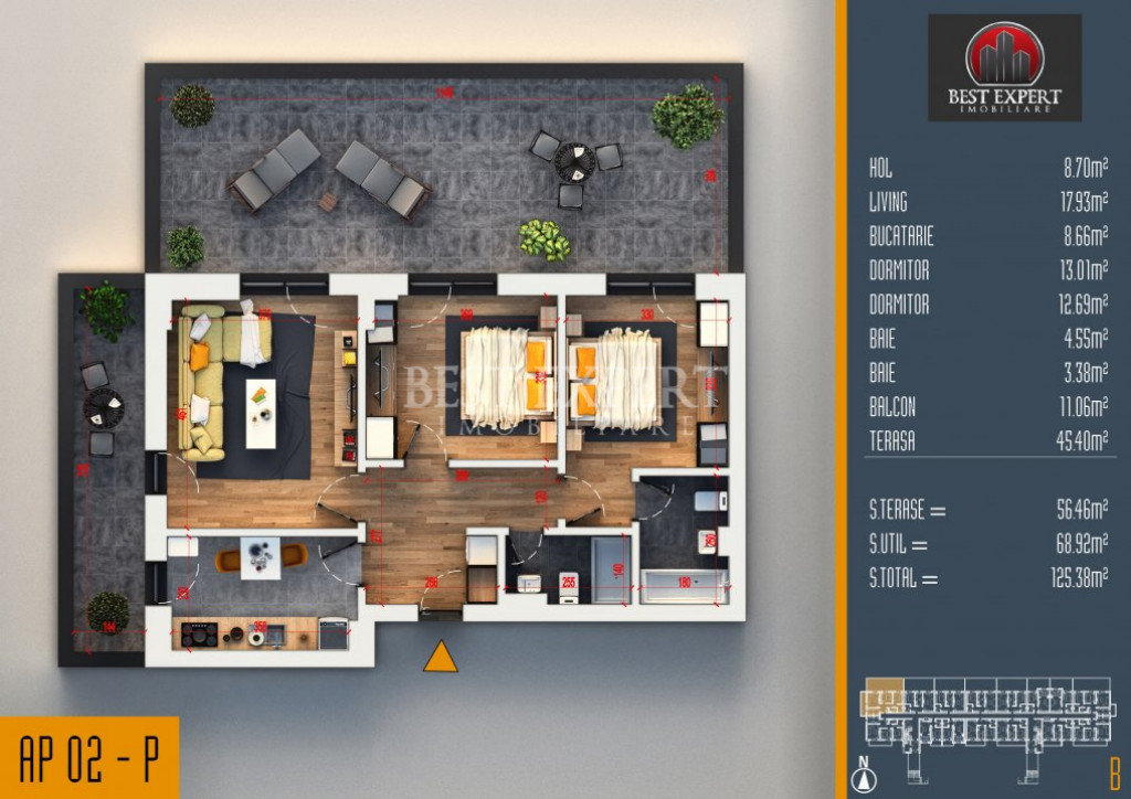 3 Camere Ideal Investitie cu Parcare Inclusa | Acces Rapid S