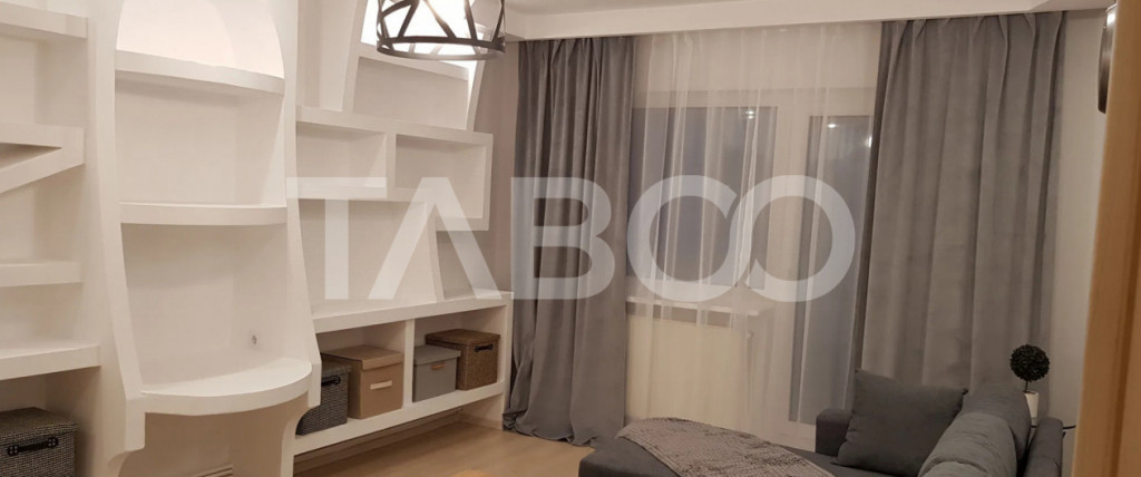 Apartament decomandat mobilat utilat 3 camere 76 mpu balcon