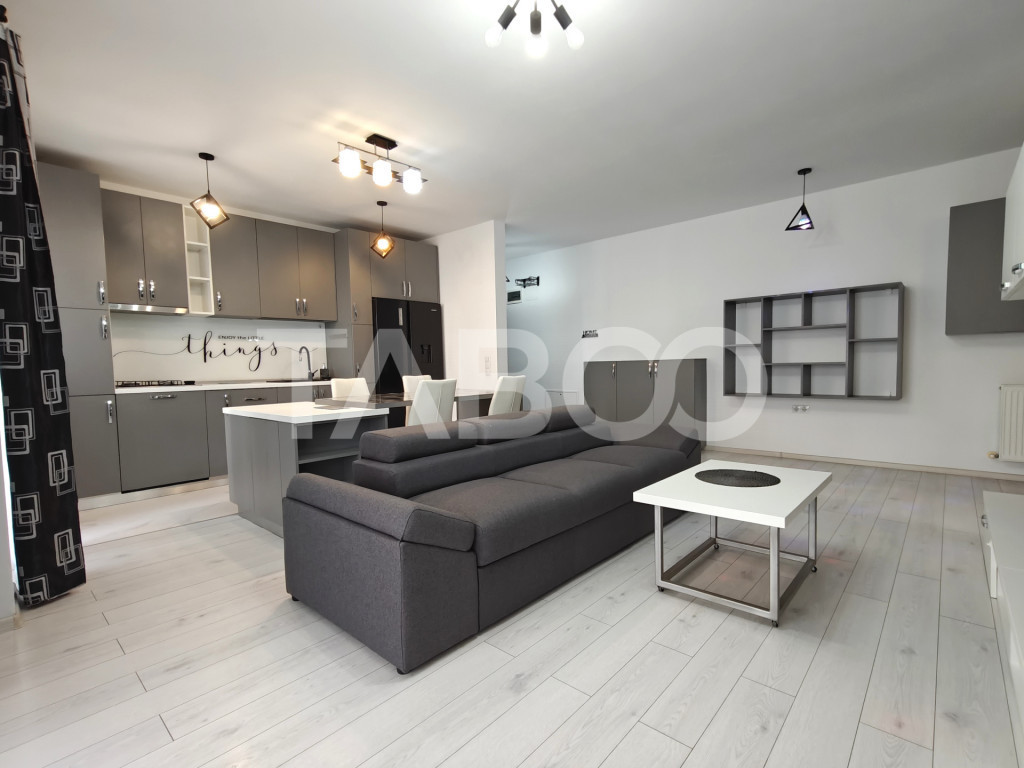 Apartament modern 3 camere - mobilat si utilat - balcon si p