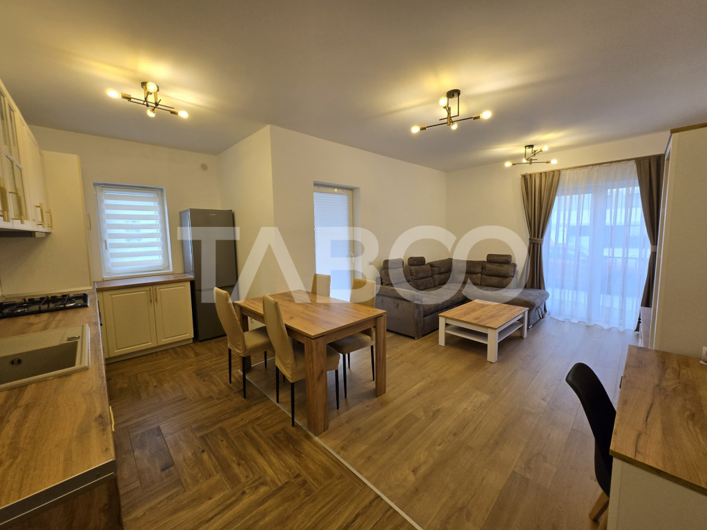 Apartament nou 3 camere de inchiriat 70mp zona Turnisor Sibi