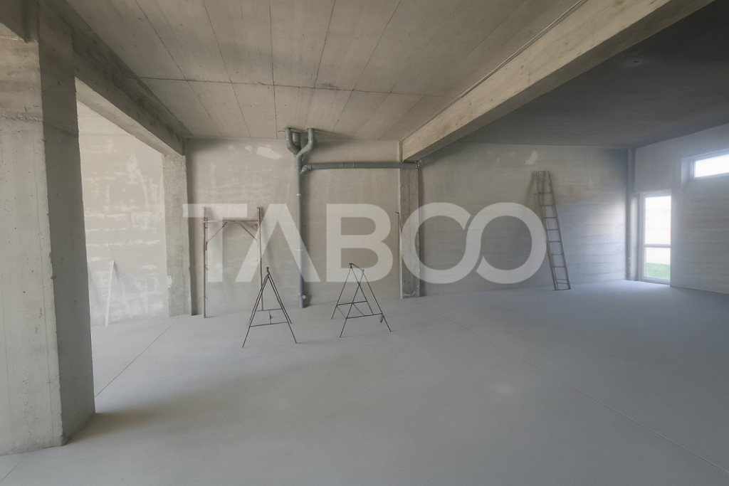 Spatiu comercial de inchiriat 116 mp vad excelent Selimbar S