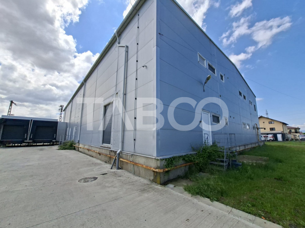 Hala de 1849 mp plus teren de inchiriat in zona Veterani Sib