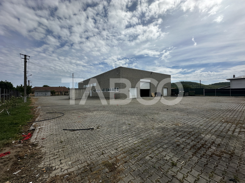 Hala industriala de inchiriat cu acces tir curte privata Sel