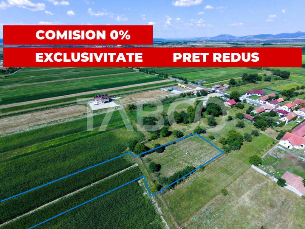 Teren intravilan 2000 mp si extravilan 1150 mp de vanzare in