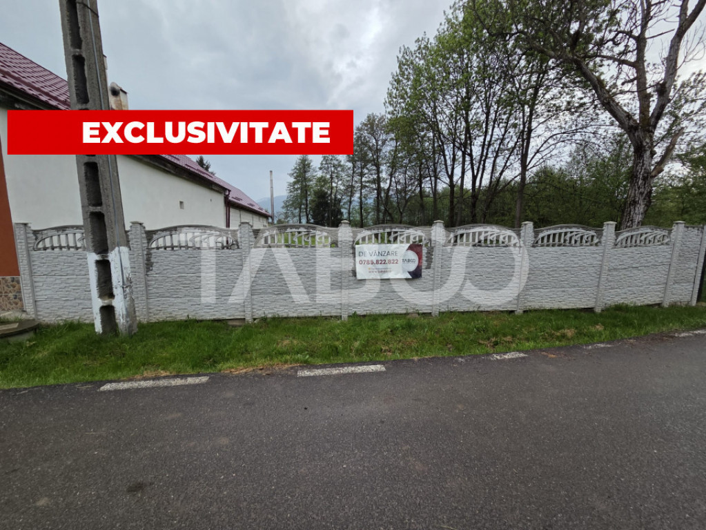 Teren intravilan de vanzare 1360 mp la poalele muntilor Faga