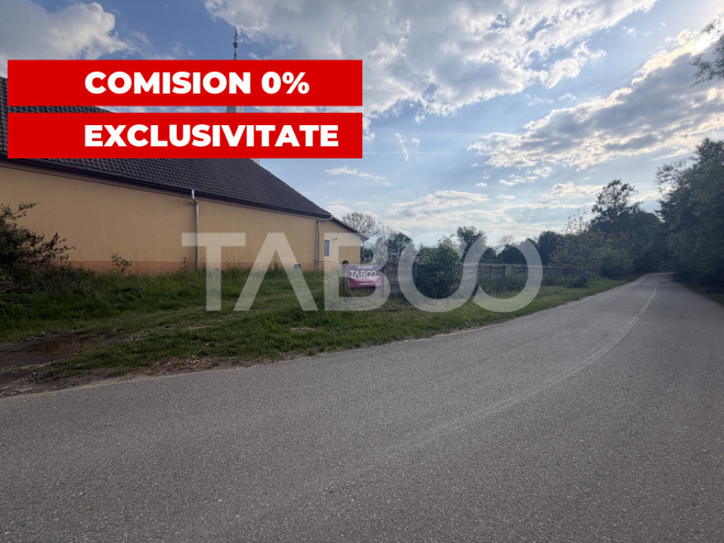 Teren intravilan 2200 mp cu utilitati in apropiere Sat Savas