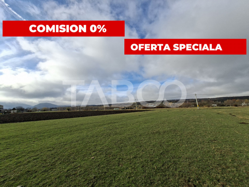 Teren intravilan de vanzare in Rasinari zona Calinis - 890 m